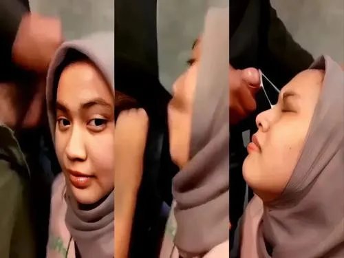 Bokep Indo Hijab Cantik Sepong Crot di Muka